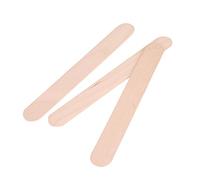 50 spatules en bois pour cire, abaisse-langues - Applicateurs pour crème dépilatoire et cire dure en perles pour le visage