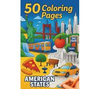 50 States of America - Adult Coloring Book for Relaxation and Stress Relief: Intricate Stained Glass Designs Inspired by Each American State - Great for Mindful Coloring and Relaxation
