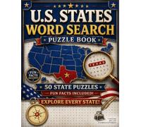 50 States Word Search Adventure: A Fun-Filled Puzzle Journey Through America's History, Landmarks, and Hidden Gems