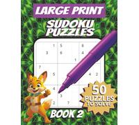 50 Sudoku Puzzles for Adults Seniors Young Adults and Teens - Large Font Book 2: Large Print, Easy-to-Read Format, Improve memory, focus, and problem-solving skills, Travel Game Gift