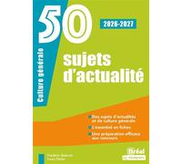 50 sujets d'actualité 2026-2027 - Frédéric Bialecki - Bréal - broché - Scolaire / Universitaire
