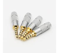 50 sztuk wysokiej jako?ci 3.5mm wtyczka gniazdo audio 4 polak poz?acane adapter do s?uchawek dla DIY zestaw s?uchawkowy stereo s?uchawki/naprawa s?uchawek