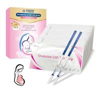 50 Test Ovulation, Test de Fertilité pour Femmes, Tests D'ovulation, Tests d'ovulation et de fertilité de Grossesse Précoce pour Fertilité Femme, Sensibilité Optimale 25 miu/ml