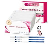 50 Tests d’Ovulation en Bandelettes,Détection des Jours Fertiles, Test de Fertilité pour Femme, Identifier les Périodes Fertiles,Résultat Clair et Rapide