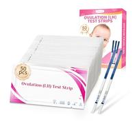 50 Tests D'Ovulation En Bandelettes, Bandelettes De Fertilité Pour PréDire Les Jours Fertiles, Facile à Utiliser, RéSultat Rapide, Test De Fertilité FéMinine De La Famille