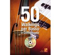 50 Walkings Per Basso E Contrabbasso / Recueil+Cd