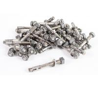 50 x chevilles pour charges lourdes M10 acier inoxydable A4 VA Cheville d'ancrag