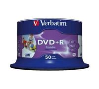 Verbatim DVD+R AZO 4,7 Go 16x imprimable (jet d'encre) Spindle 50