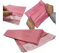 50 x Enveloppes d’expédition B5 - 19x25cm roses recyclées - Pochettes d’envoi en plastique