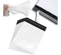 50 x Enveloppes d'expédition A4 24x32 5cm blanches opaques - Pochettes d'envoi en plastique