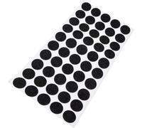 50 X Felt Gliders / Black / Diameter 20 Mm / Round / 1.5 Mm Thick / Self-Adhesive Gliders Of Optimal Quality