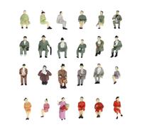 50 X Figurines Modèle 1:87, Personnes Assises, Ensemble Avec Différentes Postures