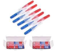 50 X Interdental Toothpick Brush Tooth Cleaning Tool (Red + Blue)