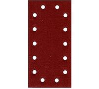 50 x Papier abrasif Feuille abrasive 14 trous 115 x 230 mm Grain 40-180 Ponceuse vibrante (115x230mm Grain 180)
