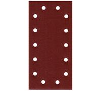 50 x Papier abrasif Feuille abrasive 14 trous 115 x 230 mm Grain 40-180 Ponceuse vibrante (115x230mm Grain 100)
