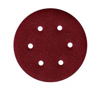 50 x Papier abrasif Feuille abrasive 150 mm 6 trous grain. = 40-180 pour ponceuse excentrique (50 x Grain 100)