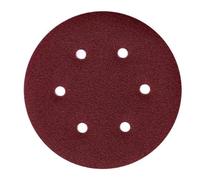 50 x Papier abrasif Feuille abrasive 150 mm 6 trous grain. = 40-180 pour ponceuse excentrique (60 x Grain 40-180 10 pièces chacun)
