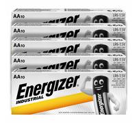50 X Piles AA Energizer Industrielles 1.5V LR6 MN1500 EN91 AM3 MIGNON
