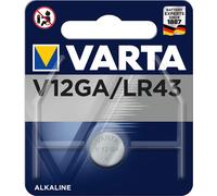 50 x piles boutons Varta V12GA, LR43, 186, 84, LR1142 LR43 batterie 1,5 V 80 mAh