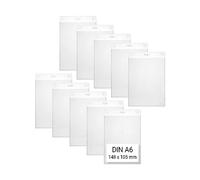 50 x Porte-badge Porte-carte A6 (105 x 148 mm) vertical