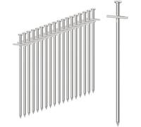 50 X Steel Tent Pegs,23 Cm Long,Rust-Proof,For Camping And Outdoor,For Hard And Normal Floors,Diameter 4 Mm,Metal Storm Resistant
