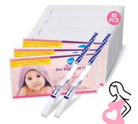 50 x Tests Précoces de Grossesse, Pregnancy Test 10miu/mL, Effet rapide, idéal pour une utilisation à domicile