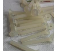 50 x tête fraisée en nylon, vis de machine en plastique pour traverse, M4 x 30mm, boulons, écrous et rondelles