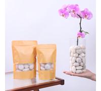 500/1000g Galets colorés, convenant pour la décoration de la maison et du jardin - 2-3cm, couleurs multiples (blanc, noir, coloré, jaune), convenant pour les plantes d'intérieur, les paysages extérieu