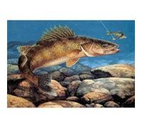 500(52x38cm) pièces de Puzzles pour Adultes, Puzzles de Poissons de la Taille d'un Fond Marin, Jeux Amusants et Jouets pour Enfants