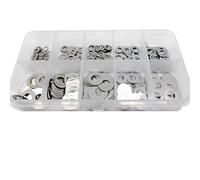 500/750/1200 pièces M2 M3 M4 M5 M6 M7 M8 304 A2 ensemble de rondelles Ultra minces en acier inoxydable cale réglage joint uni Kit d'assortiment boîte pour Vis et Boulons(Set B (750pcs))