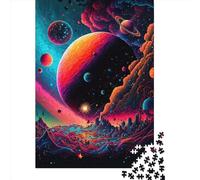 500 Autres Puzzles Galaxie pour Adultes et Adolescents, Puzzles en Bois, Jeux familiaux, Cadeaux de Noël, 500 pièces (52 x 38 cm)