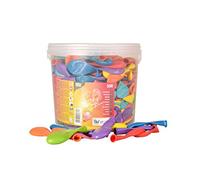 500 Ballons Ø 19 cm couleurs assorties en boîte, Papstar 18989