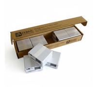 500 Cartes PVC ZEBRA vierges blanches 30 mil