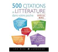 500 Citations De Littérature Dans Votre Poche