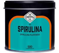 500 Comprimés de Spiruline Bio - Dose Maximale 3000mg Algue Spiruline Bio - Coupe-faim 100% Naturel - Détox - Protéine Vegan Écologique - Antioxydant - Augmente l'Énergie - Sans Plastique