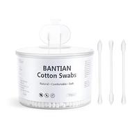 500 cotons-tiges - Conception à rabat, double extrémité, tige en papier