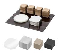 500 ensembles d'aimants carrés en carton et acrylique 2,5x2,5 pouces pour la création de magnets photo à personnaliser(Acrylic,100set)