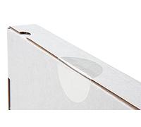 500 étiquettes transparentes - Gommettes rondes Ø 25 mm - Pastilles autocollantes en polypropylène transparent