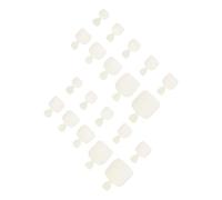 500 Faux Ongles D’orteils Transparents ABS pour Nail Art | 500 Pièces, Surface Peignable, Aspect , Usage Maison ou Mariage, Colle à Préparer Soi-même