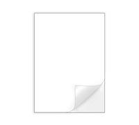 500 feuilles A4 Autocollante Imprimables, Étiquette Pleine Page Blanche Mate 210x297mm Pour Imprimantes Laser et Jet d'encre
