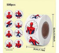 500 Feuilles Autocollant Anime Disney Spiderman Dessin Animé Autocollants Retirer Spiderman Stickers Mignon Kawai Bébé Boykids Jouet Cadeaux De Noël.Spiderman.