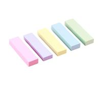 500 feuilles de bloc-notes colorés papier de note adhésif 76X20mm bloc-notes non doublé pour la journalisation prise de notes fournitures de bureau bloc-notes de poche