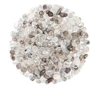 500 g Chips de Quartz Fantôme Vert - Cristaux Naturels pour Décoration, Plantes, Travail Énergétique et Projets DIY