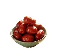 500 g de dattes rouges douces, à chair épaisse et petits noyaux ; Doux, moelleux et sucré, parfait for le porridge, la soupe ou manger tel quel(1pcs)