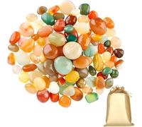 500 g de pierres précieuses pour enfants, pierres roulées colorées de 10 à 30 mm, pierres semi-précieuses pour chasses au trésor, décorations, jeux de pierres précieuses et anniversaires d'enfants