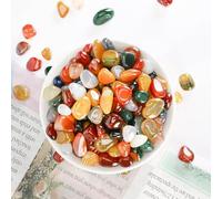 500 g de pierres précieuses pour enfants, pierres semi-précieuses de 9 à 12 mm, pierres décoratives de couleur naturelle, adaptées aux chasses au trésor, aux décorations et à l'artisanat des enfants