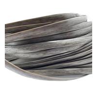 500 g de rotin synthétique imitation bois, matière première tissée à bouche plate, rotin en plastique pour tissage, meubles d'extérieur gris, matériau d'artisanat de terrasse