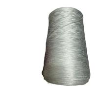 500 g de soie de mûrier mercerisée en fibre de coton tissée à la main - Textile de qualité supérieure for l'artisanat et la couture(23 sunny blue days)
