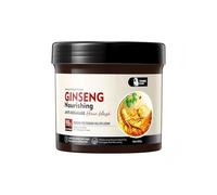 500 g Ginseng & Polygonum Multiflorum Masque capillaire incassable et lisse, volumineux, avec 3 bonnets de douche en EVA