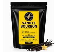 500 g | Gousses de Vanille Bourbon de Madagascar | Qualité Premium pour Extraction & Macération | Direct Producteur | Doypack Refermable | Entreprise Française | COMPTOIR DES ÉPICES MADAGASCAR